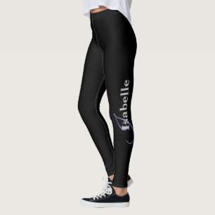 Personalisiertes Schwarz-Bekleidungsstück Leggings