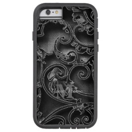 Personalisiertes schwarz-gotisches Muster Case-Mate iPhone Hülle