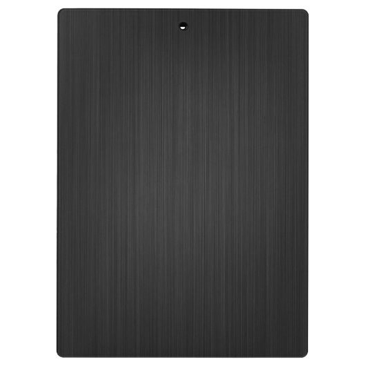 Personalisiertes, schwarz perforiertes Metall Klemmbrett (Rückseite)