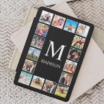 Personalisiertes Schwarz-Schwarz-FotoCollage für b iPad Air Hülle<br><div class="desc">Erstellen Sie Ihre eigene personalisierte 16-Foto-Collage,  ipad smart cover background. Die ipad smart cover face beinhaltet auch Ihr Monogramm. Fügen Sie Ihre Lieblings-Fotos,  Designs oder Kunstwerke,  um etwas wirklich Einzigartiges zu schaffen.</div>