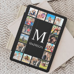 Personalisiertes Schwarz-Schwarz-FotoCollage für b iPad Pro Cover<br><div class="desc">Erstellen Sie Ihre eigene personalisierte 16-Foto-Collage,  ipad smart cover background. Die ipad smart cover face beinhaltet auch Ihr Monogramm. Fügen Sie Ihre Lieblings-Fotos,  Designs oder Kunstwerke,  um etwas wirklich Einzigartiges zu schaffen.</div>
