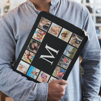 Personalisiertes Schwarz-Schwarz-FotoCollage für b