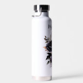 Personalisiertes Schwarz und Rosa Trinkflasche (Rechts)
