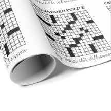 Kreuzwortratsel Geschenkpapiere Zazzle De