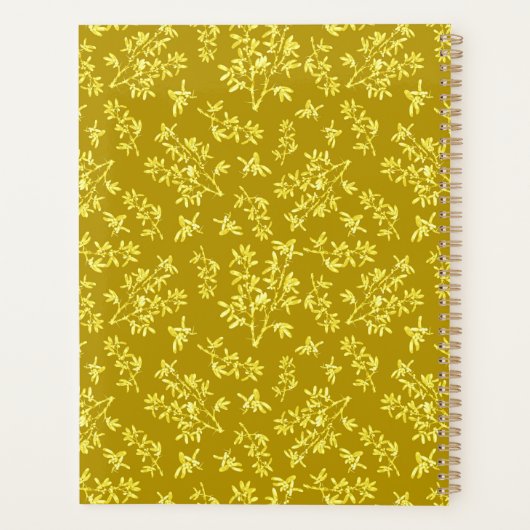 Personalisiertes Schwarzdorn Planer (Rückseite)