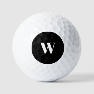 Personalisiertes schwarzes, benutzerdefiniertes Mo Golfball