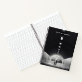 Personalisiertes schwarzes Foto Notizblock (Innenseite)