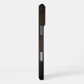Personalisiertes schwarzes Frenchie-Porträt iPhone Hülle (Rechte Seite)