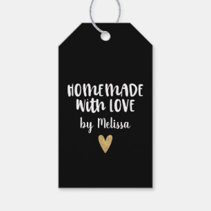 Personalisiertes Schwarzes Haus mit Liebe Herz Geschenkanhänger