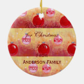 Personalisiertes schwarzes keramikornament (Hinten)