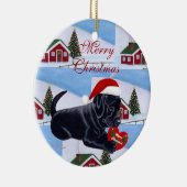 Personalisiertes schwarzes keramikornament (Rechts)