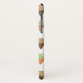 Personalisiertes schwarzes Labor Eiscreme-Cartoon Case-Mate iPhone Hülle (Hinten/Links)