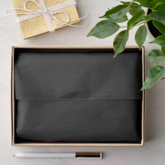 Personalisiertes schwarzes Luxus-Geschenk-Tissue-P Seidenpapier