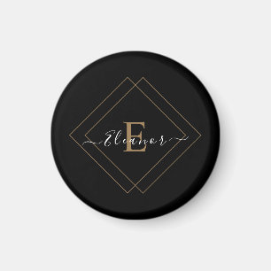 Personalisiertes Schwarzes Magnet mit Namen