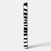 Personalisiertes Schwarzweiß-Zebra Case-Mate iPhone Hülle (Rückseite / Links)