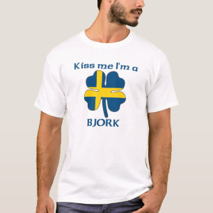 Personalisiertes Schwede küsst mich, den ich Bjork T-Shirt