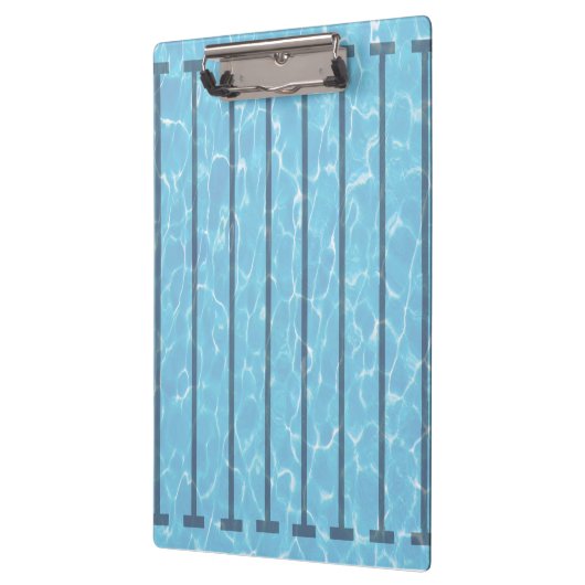 Personalisiertes Schwimmbad Klemmbrett (Links)