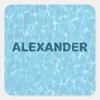 Personalisiertes Schwimmbad unter Wasserzeichen