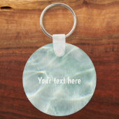 Personalisiertes Schwimmbad Wasser Schlüsselanhänger (Vorderseite)