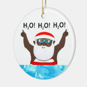 Personalisiertes Schwimmen Keramik Ornament (Links)