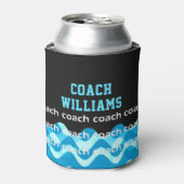 Personalisiertes Schwimmen oder Tauchlehrer Coolen Dosenkühler (Kanne Vorderseite)