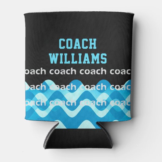 Personalisiertes Schwimmen oder Tauchlehrer Coolen Dosenkühler (Vorderseite)