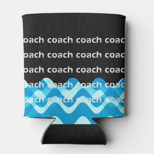 Personalisiertes Schwimmen oder Tauchlehrer Coolen Dosenkühler (Rückseite)