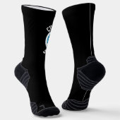 Personalisiertes Schwimmen Teamname Spaß schwimmen Socken (Gewinkelt)