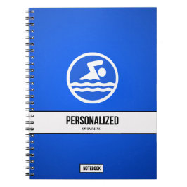 Personalisiertes SchwimmNotebook Notizblock