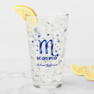 Personalisiertes Scorpio Symbol 16 oz Glas