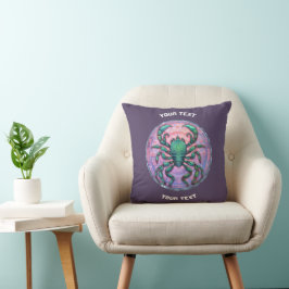 PERSONALISIERTES Scorpio ZODIAC SIGN Kissen