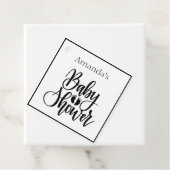 Personalisiertes Script Baby Dusche Vielen Dank Geschenkanhänger (Beispiel)