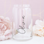 Personalisiertes Script Bridal Junggeselinnen-Absc Dosenglas