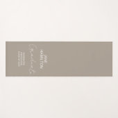 Personalisiertes Script-Graduate-Geschenkmatte Yogamatte (Vorderseite (Horizontal))