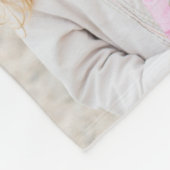 Personalisiertes Script Liebe You Oma 8 Foto Fleecedecke (Ecke)