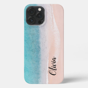 Personalisiertes Script Ocean Beach iPhone Case iPhone 13 Pro Max Hülle