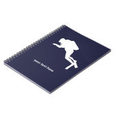 Personalisiertes Scuba Diver Notebook Notizblock (Linke Seite)