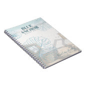 Personalisiertes Sea Beach Front Hütte Gästebuch Notizblock (Rechte Seite)