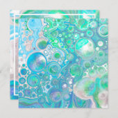 Personalisiertes Sea Glass Blau und Grün (Vorne/Hinten)