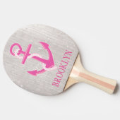 Personalisiertes SeeankerPing Pong Paddel Tischtennis Schläger (Seitenansicht)