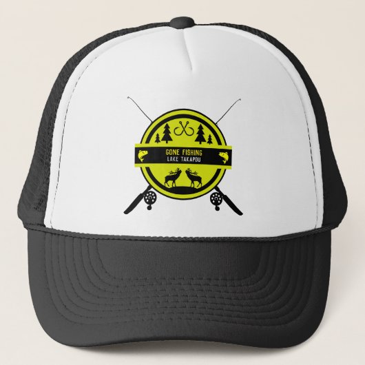 Personalisiertes Seefischgeschenk Truckerkappe (Vorderseite)