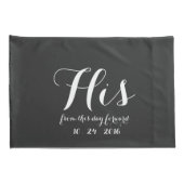 Personalisiertes sein und ihrs - Herr u. Frau Kissenbezug (Rückseite-Rechts)