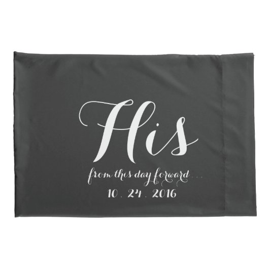 Personalisiertes sein und ihrs - Herr u. Frau Kissenbezug (Rückseite-Rechts)