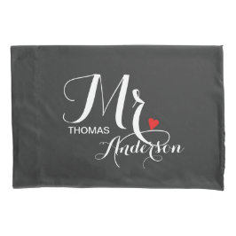 Personalisiertes sein und ihrs - Herr u. Frau Kissenbezug