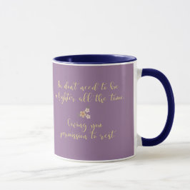 Personalisiertes Selbstfürsorge-Bekräftigungsgesch Tasse