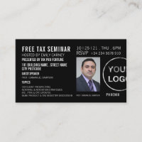 Personalisiertes Seminar/Konferenzticket Einladung