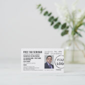 Personalisiertes Seminar/Konferenzticket Einladung (Stehend Vorderseite)