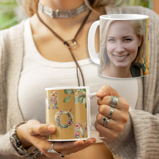 Personalisiertes Senf-MAMA-Foto Kaffeetasse