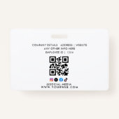 Personalisiertes Service-Dog-Abzeichen Ausweis (Rückseite)