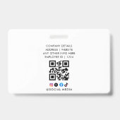 Personalisiertes Service-Dog-Abzeichen Ausweis (Rückseite)